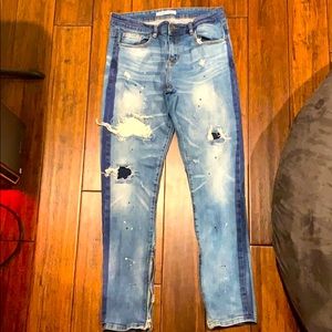 Men’s Waist 32 Blue ripped jeans